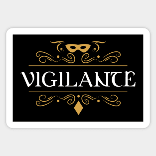 Vigilante Character Class Pathfinder Inspired Tabletop RPG Gaming Sticker